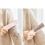 2-in-1 Reusable Pet Hair Remover Brush – Self-Cleaning Lint Roller for Dog & Cat Fur, Portable Hair & Dust Removal Tool