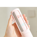2-in-1 Reusable Pet Hair Remover Brush – Self-Cleaning Lint Roller for Dog & Cat Fur, Portable Hair & Dust Removal Tool