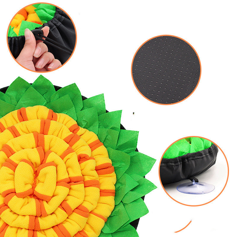 Dog Snuffle Mat Interactive Feeding Mat Anti-Choking Slow Feeder for Dogs & Cats Pet Training Sniffing Mat