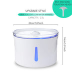 Automatic Pet Water Fountain for Cats & Dogs Circulating Drinking Basin Quiet Filter Pet Water Dispenser