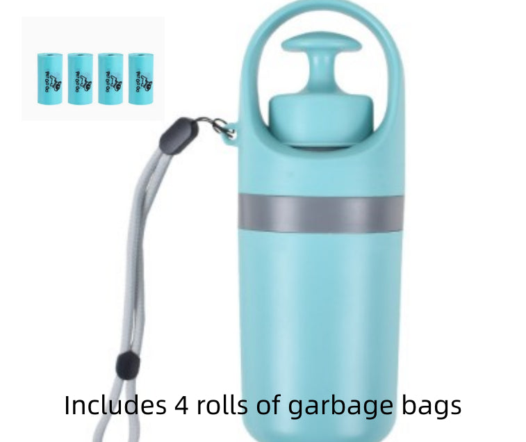 Portable Dog Pooper Scooper with Built-in Bag Dispenser – Lightweight 8-Claw Pet Waste Picker