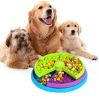 Pet Slow Feeder Bowl 3-Layer Puzzle Dog Bowl Anti-Choking Non-Slip Interactive Puppy Feeding Toy