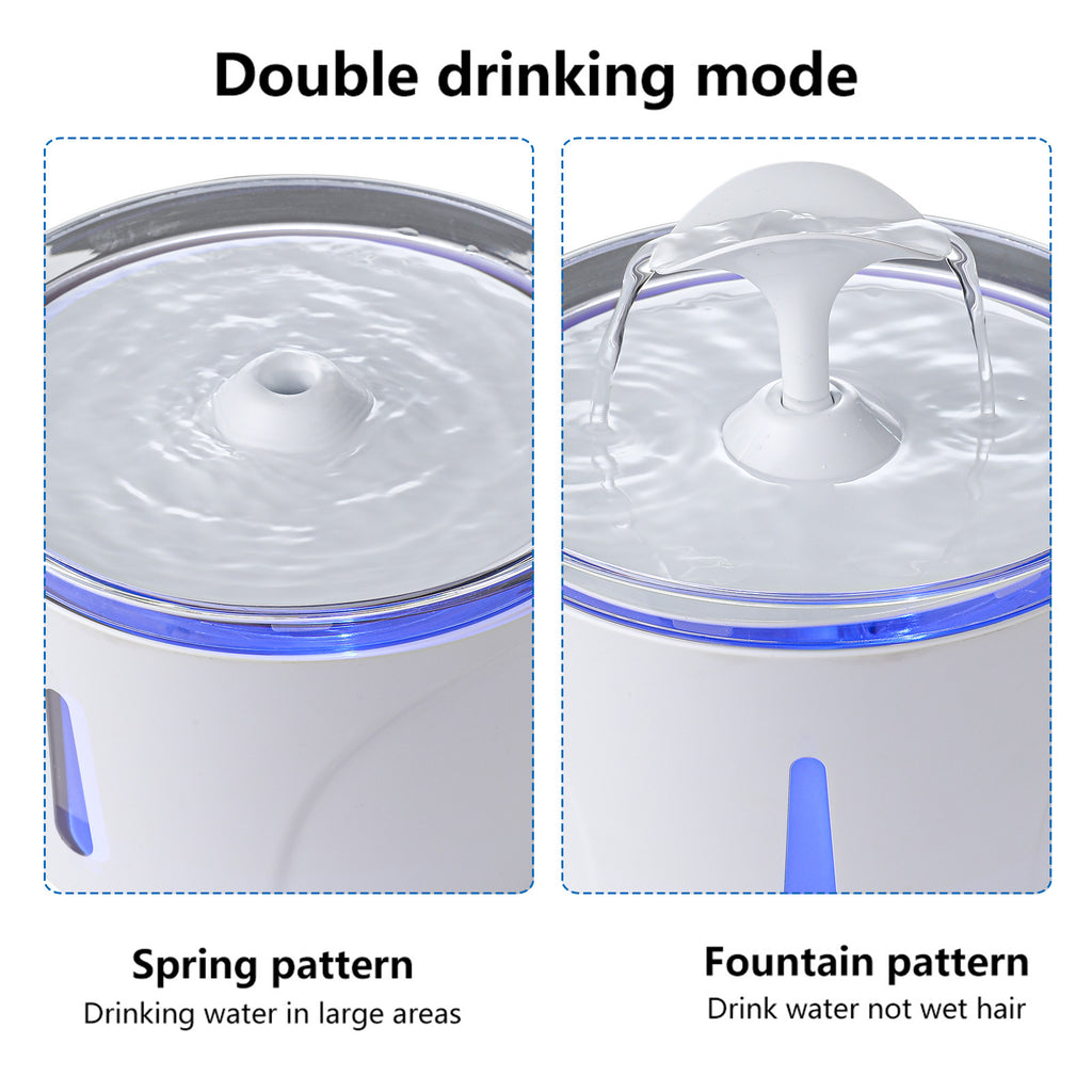Automatic Pet Water Fountain for Cats & Dogs Circulating Drinking Basin Quiet Filter Pet Water Dispenser