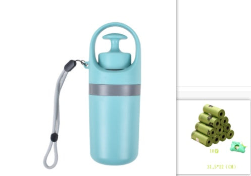 Portable Dog Pooper Scooper with Built-in Bag Dispenser – Lightweight 8-Claw Pet Waste Picker