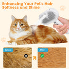 3-in-1 Cat Steam Brush – Pet Spray Grooming Comb with Water Mist, Deshedding & Hair Removal Tool for Cats & Dogs