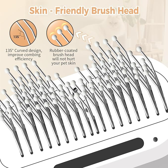 3-in-1 Cat Steam Brush – Pet Spray Grooming Comb with Water Mist, Deshedding & Hair Removal Tool for Cats & Dogs