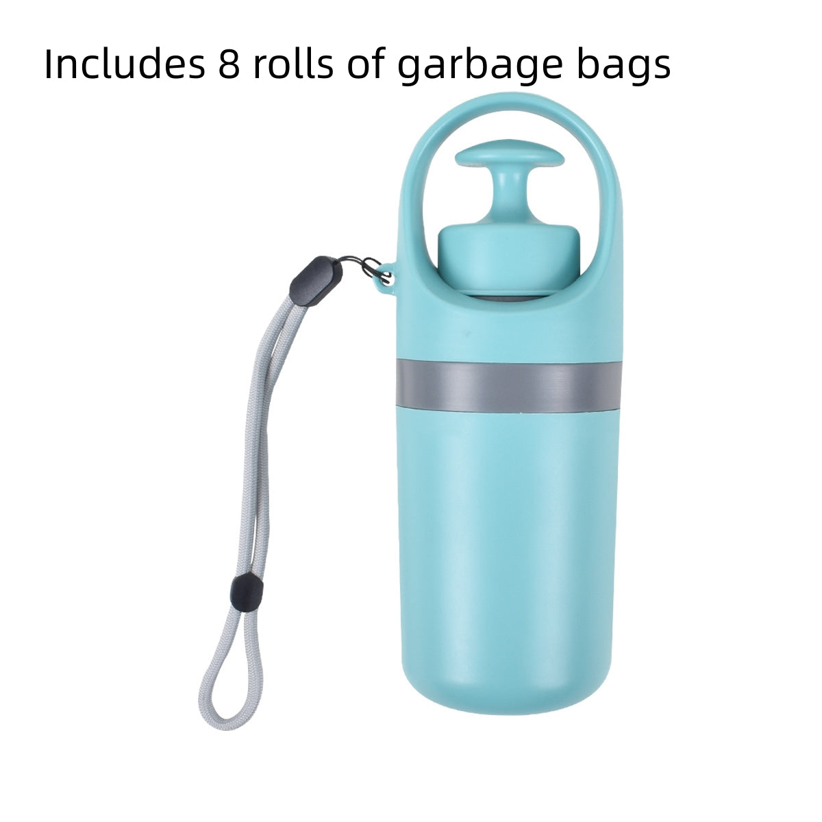 Portable Dog Pooper Scooper with Built-in Bag Dispenser – Lightweight 8-Claw Pet Waste Picker